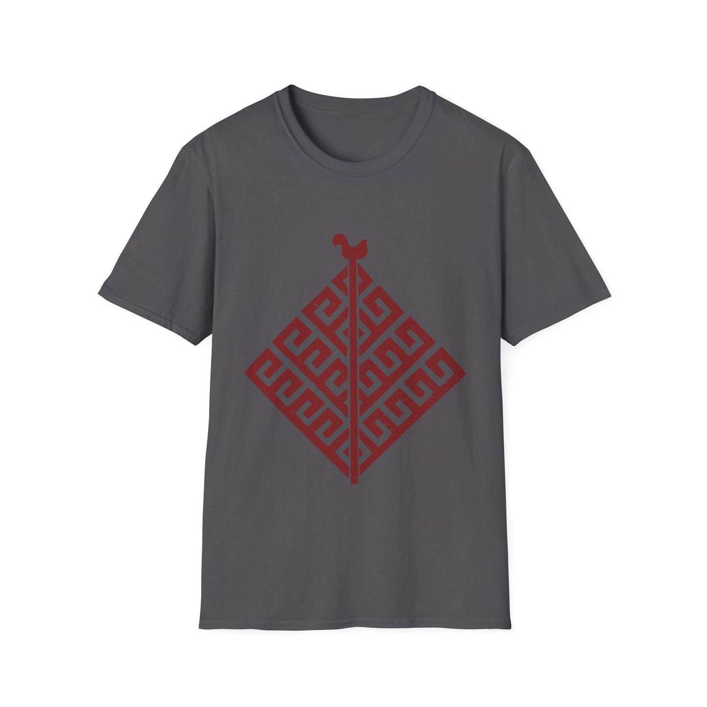Yggdrasil | Norse Pagan | Viking | Unisex Softstyle T-Shirt | Red Design