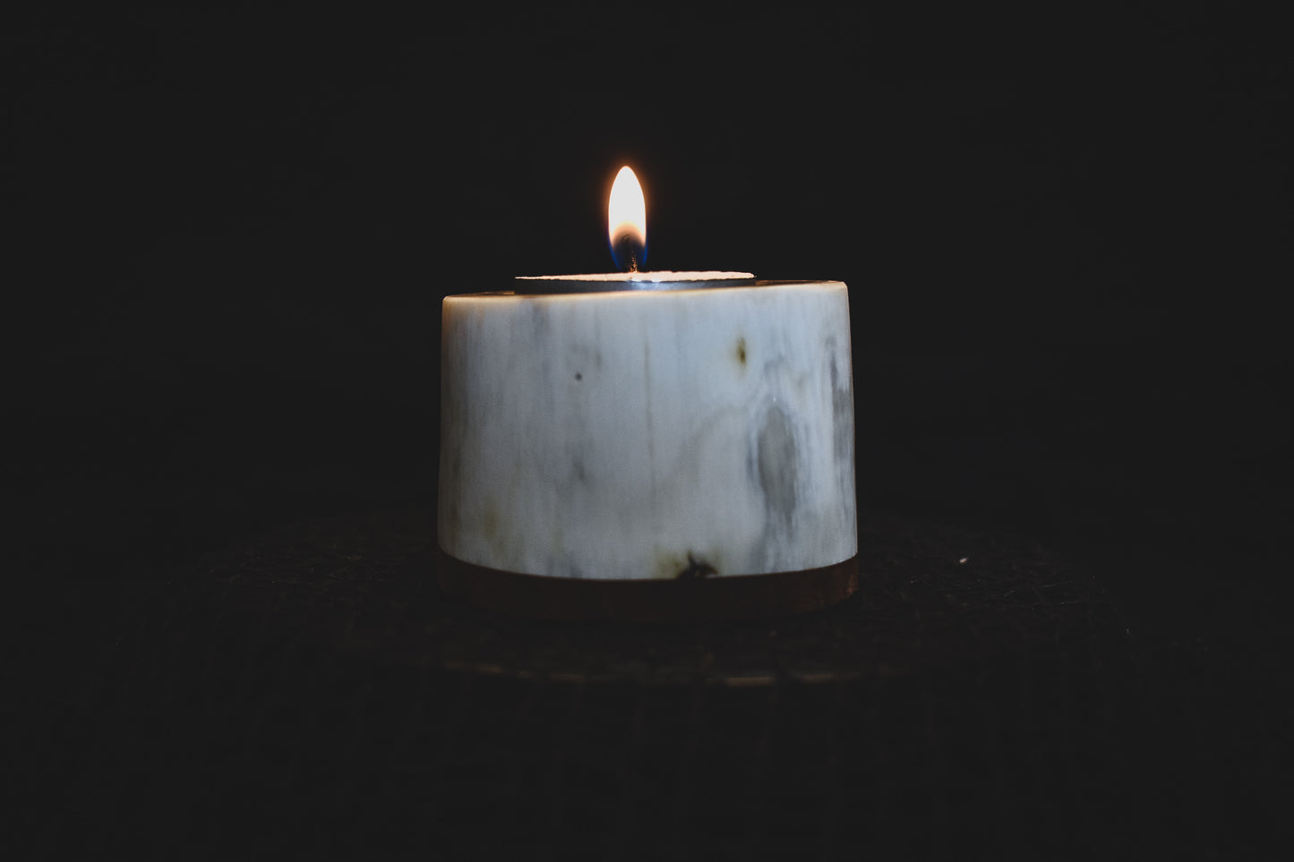 Rustic Horn Tea Light Candle Holder