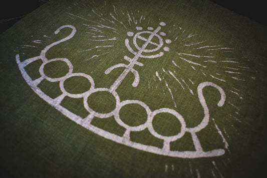 Nordic Longship - Altar Cloth