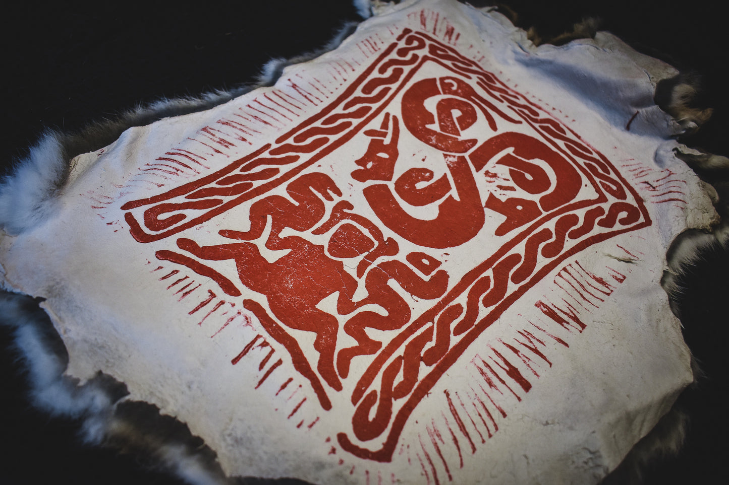 Snake-Witch Stone - Altar Cloth