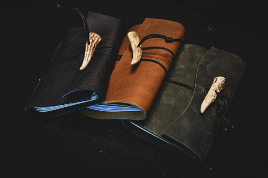 Refillable Leather Journal - Pocket Size