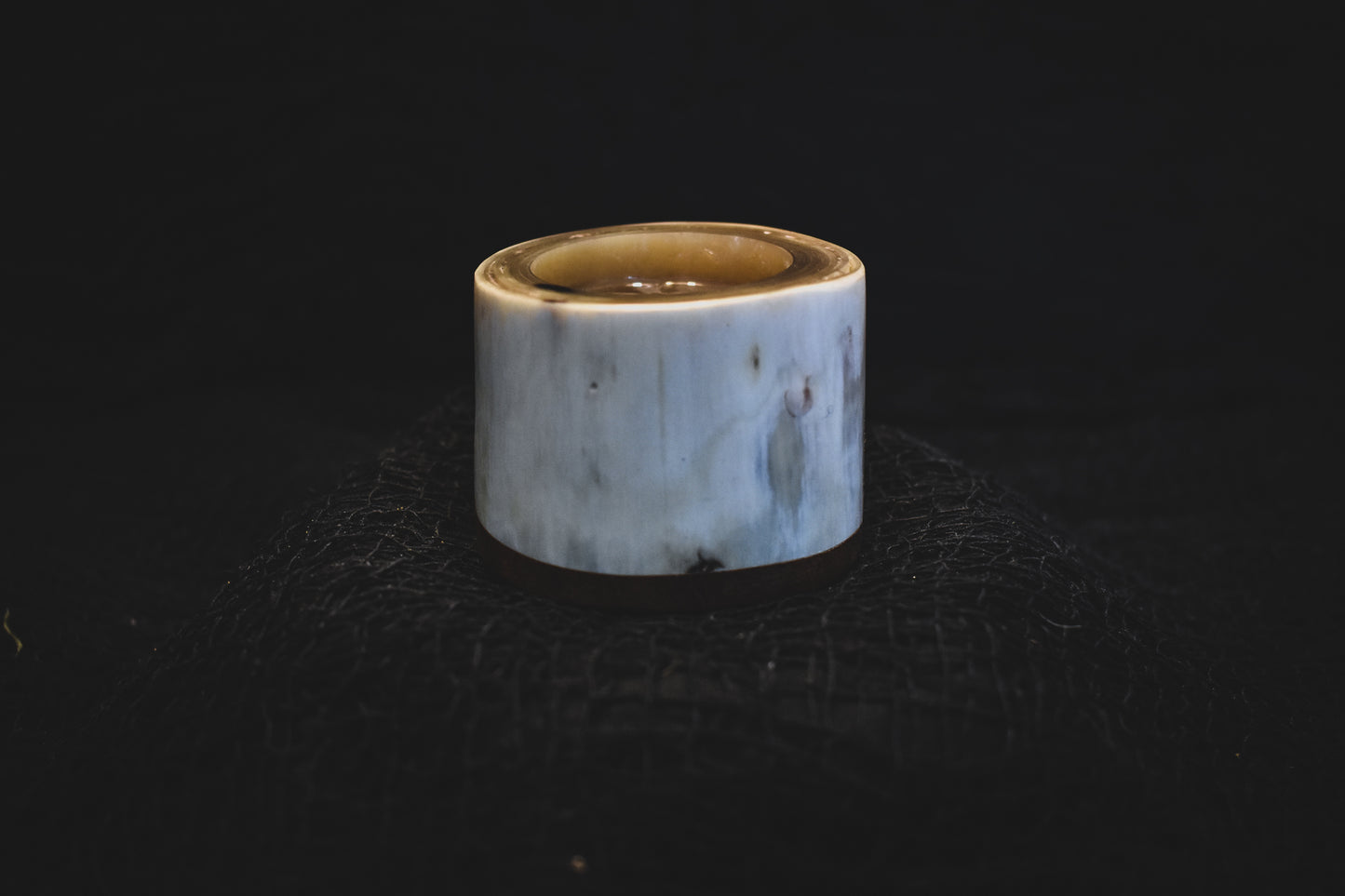 Rustic Horn Tea Light Candle Holder