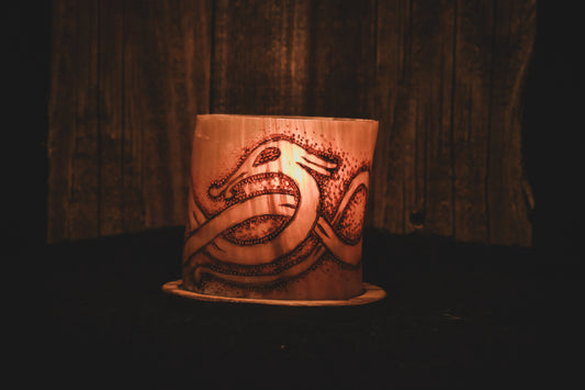 Horn Candle & Incense Holder