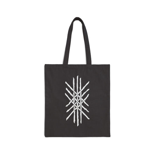 Web of Wryd | Cotton Canvas Tote Bag | White Design