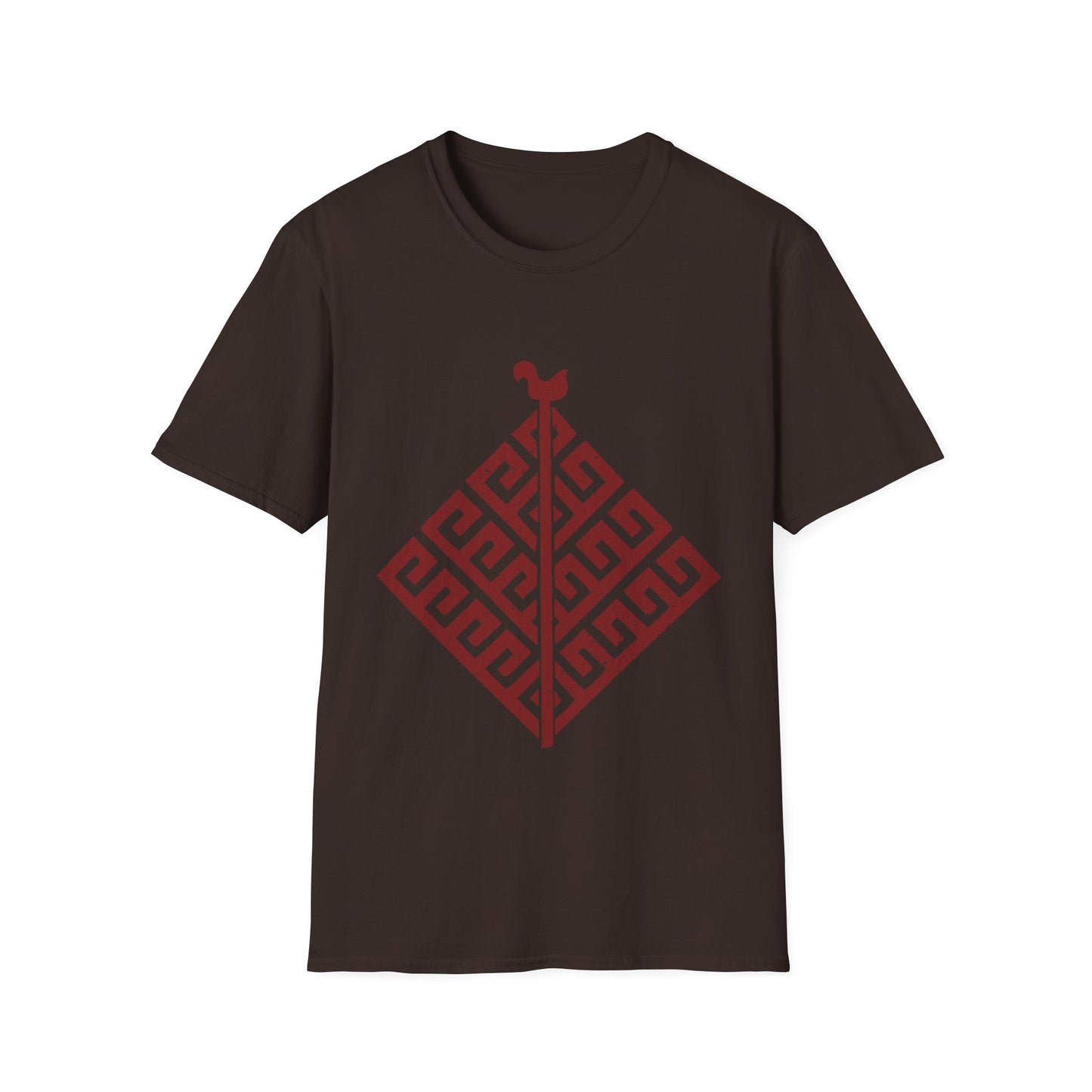 Yggdrasil | Norse Pagan | Viking | Unisex Softstyle T-Shirt | Red Design