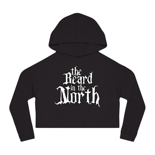 The Beard in the North - Women’s Cropped Hooded Sweatshirt