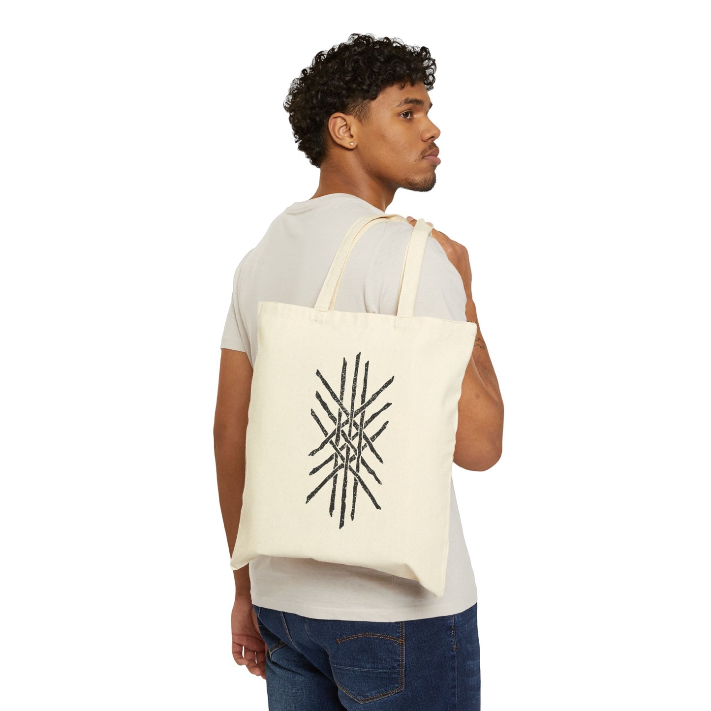 Web of Wryd | Cotton Canvas Tote Bag | Black Design