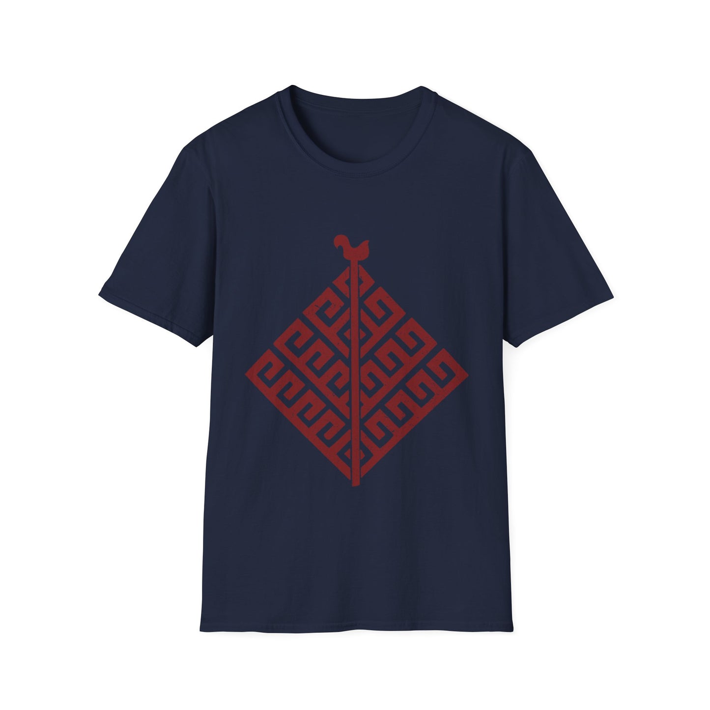 Yggdrasil | Norse Pagan | Viking | Unisex Softstyle T-Shirt | Red Design