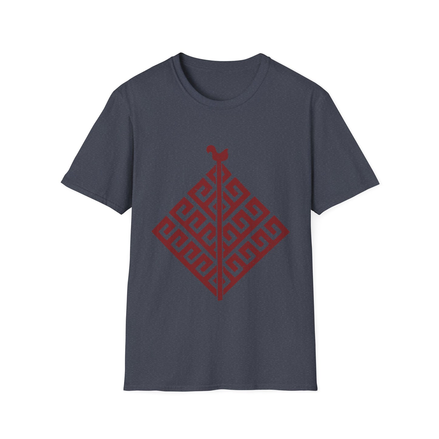 Yggdrasil | Norse Pagan | Viking | Unisex Softstyle T-Shirt | Red Design