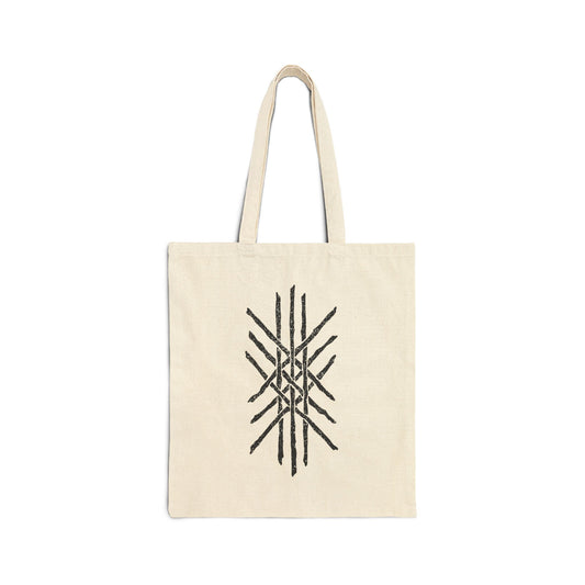 Web of Wryd | Cotton Canvas Tote Bag | Black Design